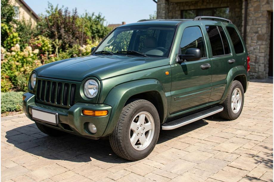 Jeep Cherokee/Liberty 2002-2007 Seitenschweller Tayga Grey (2 Stk., Aluminium) Image