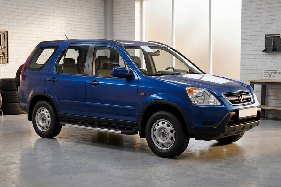 Honda CRV 2001-2006 Trittbretter Duru (2 Stk., Aluminium) Image