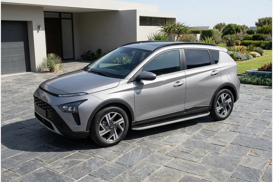 Hyundai Bayon 2021- Seitenschweller Tayga Grey (2 Stk., Aluminium) Image