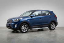 Hyundai Creta 2014-2020 Seitenschweller Maya V2 (2 Stk., Aluminium) Foto 2