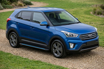 Hyundai Creta 2014-2020 Seitenschweller Maya Blue (2 Stk., Aluminium) Foto 1