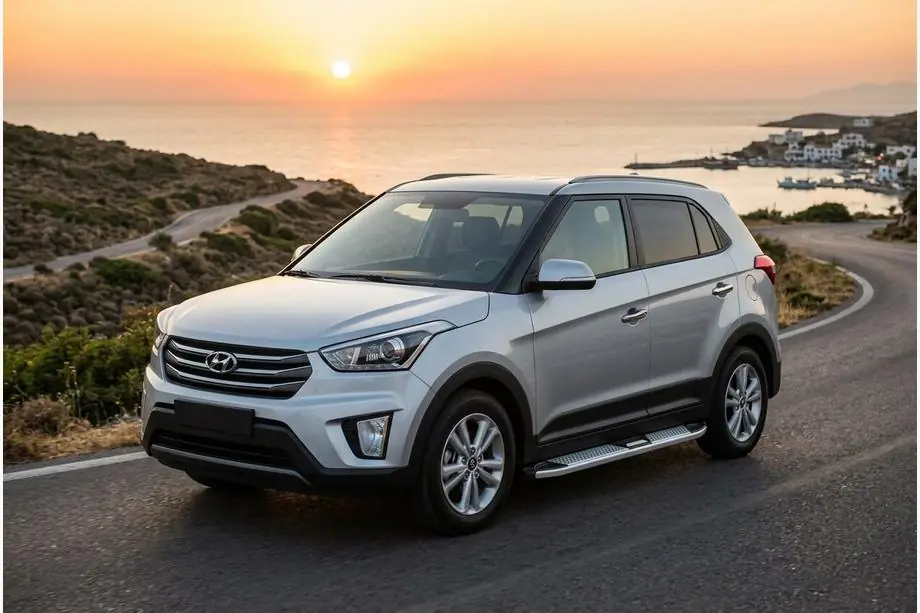 Hyundai Creta 2014-2020 Seitenschweller Mevsim Grey (2 Stk., Aluminium) Image