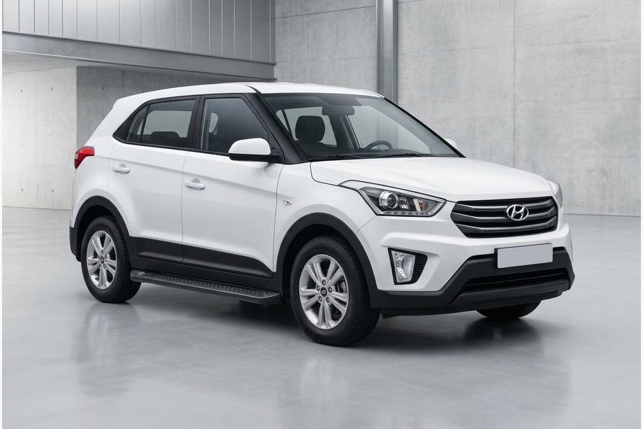 Hyundai Creta 2014-2020 Trittbretter Allmond Black (2 Stk., Aluminium) Image
