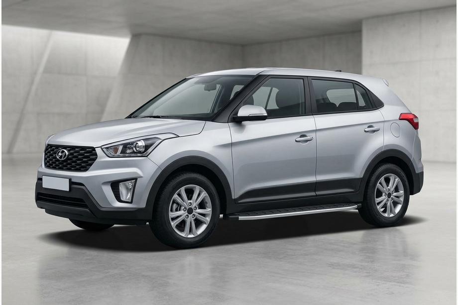 Hyundai Creta 2014-2020 Seitenschweller Fullmond (2 Stk., Aluminium) Image