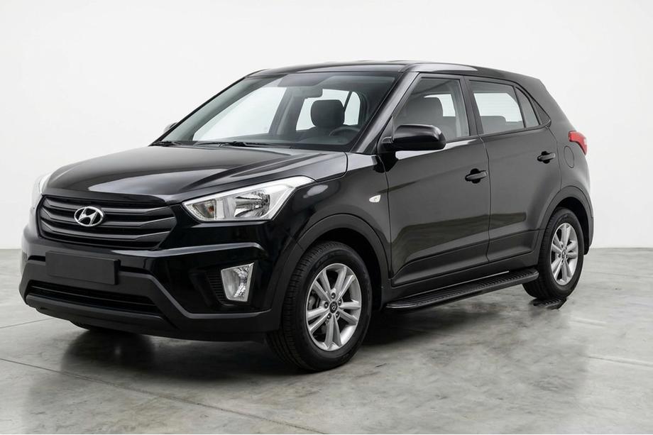 Hyundai Creta 2014-2020 Seitenschweller Tayga Black (2 Stk., Aluminium) Image
