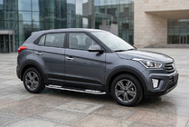 Hyundai Creta 2014-2020 Seitenschweller Tayga V2 (2 Stk., Aluminium) Foto 1