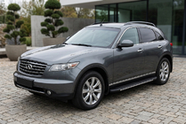 Infiniti FX 2003-2008 Seitenschweller Bosphore Grey (2 Stk., Aluminium) Foto 1