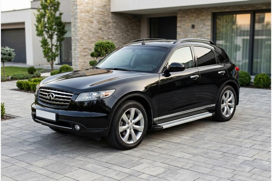 Infiniti FX 2003-2008 Seitenschweller Maya V2 (2 Stk., Aluminium) Image