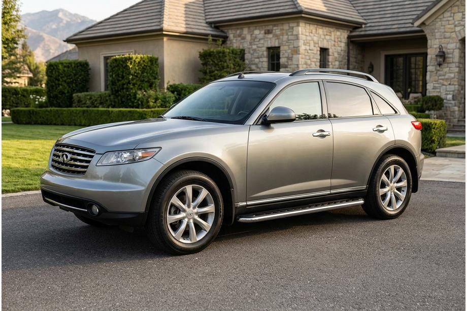 Infiniti FX 2003-2008 Seitenschweller Maydos V1 (2 Stk., Aluminium) Image