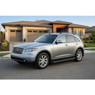 Trittbretter Allmond Black (2 Stk., Aluminium) Infiniti FX 2003-2008 Foto 1
