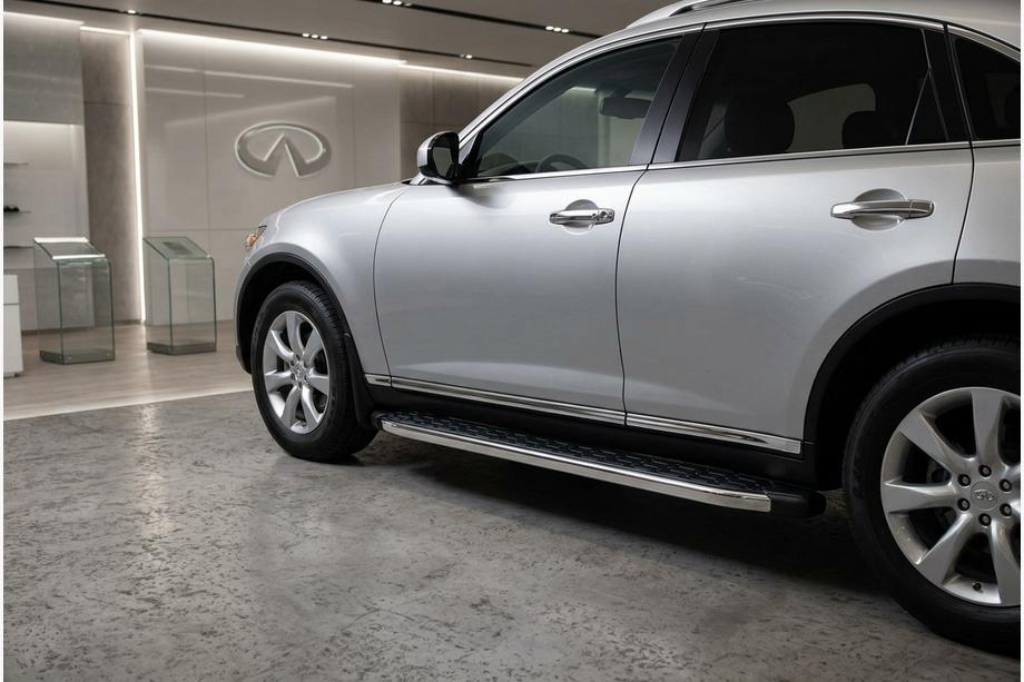 Infiniti FX 2003-2008 Seitenschweller BlackLine (2 Stk., Aluminium) Image