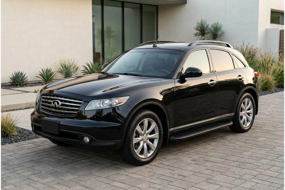 Infiniti FX 2003-2008 Seitenschweller Tayga Black (2 Stk., Aluminium) Image