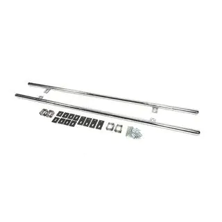 Seitliche Rohre 42 mm (2 Stk, Edelstahl) BMW X3 E83 2003-2010 Foto 2