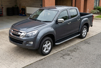 Isuzu D-Max 2011-2019 Seitenschweller Tayga Grey (2 Stk., Aluminium) Foto 1