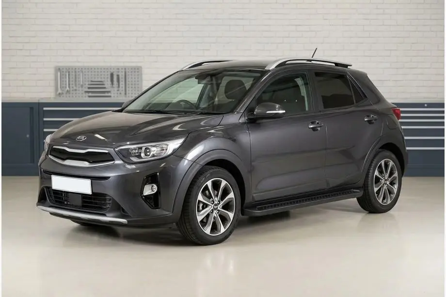 Kia Stonic 2017- Trittbretter Allmond Black (2 Stk., Aluminium) Image