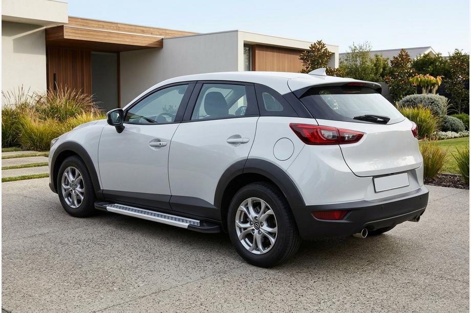 Mazda CX-3 2015- Seitenschweller Vision New Grey (2 Stk., Aluminium) Image