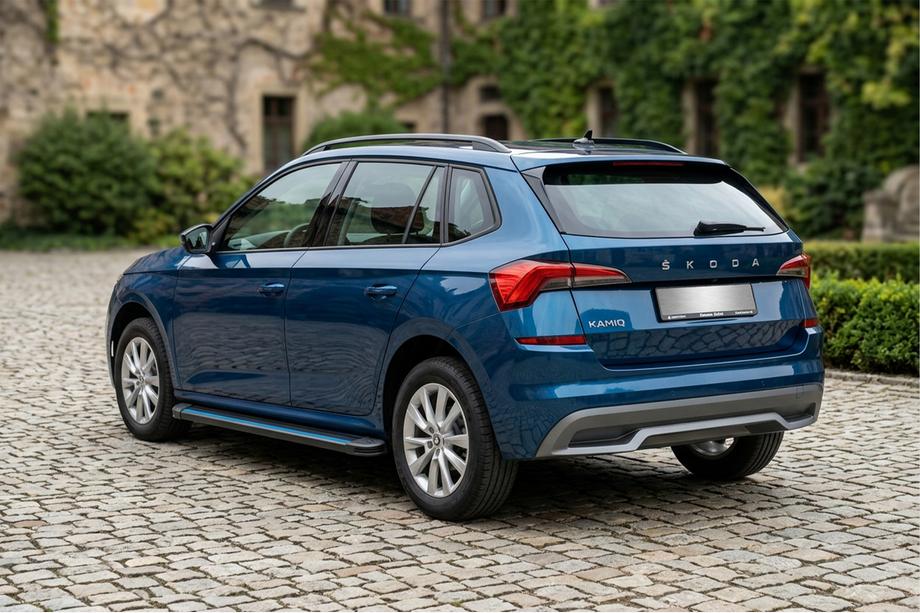Skoda Kamiq 2019- Seitenschweller Maya Blue (2 Stk., Aluminium) Image