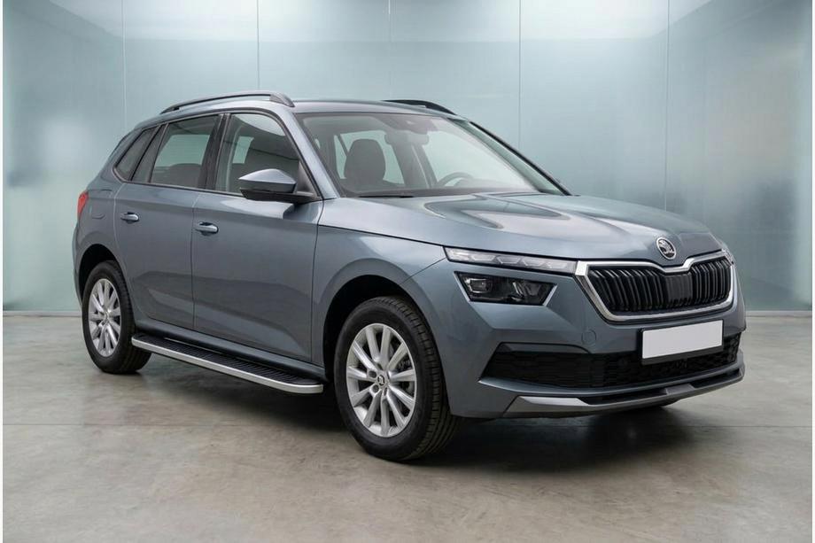 Skoda Kamiq 2019- Seitenschweller Tayga Grey (2 Stk., Aluminium) Image