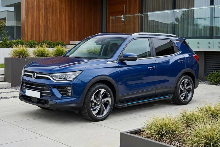 SsangYong Korando 2019- Seitenschweller Maya Blue (2 Stk., Aluminium) Image