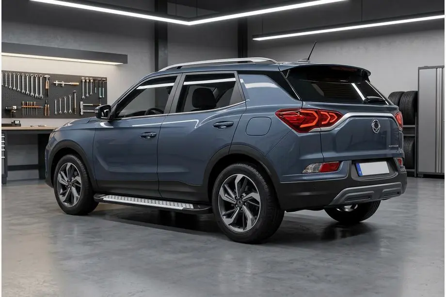 SsangYong Korando 2019- Trittbretter Allmond Grey (2 Stk., Aluminium) Image