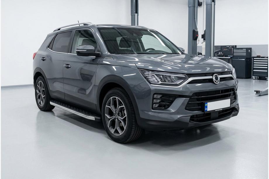 SsangYong Korando 2019- Seitenschweller BlackLine (2 Stk., Aluminium) Image