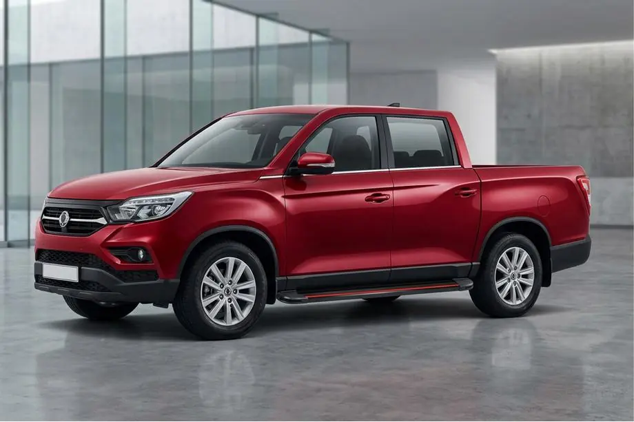 SsangYong Musso II 2018– Seitenschweller Maya Red (2 Stk., Aluminium) Image