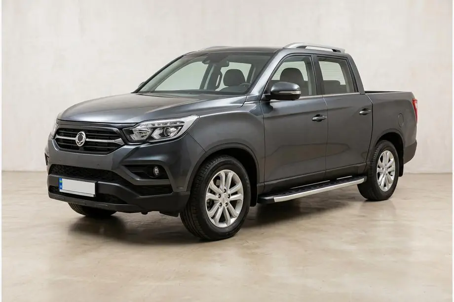SsangYong Musso II 2018– Seitenschweller Fullmond (2 Stk., Aluminium) Image