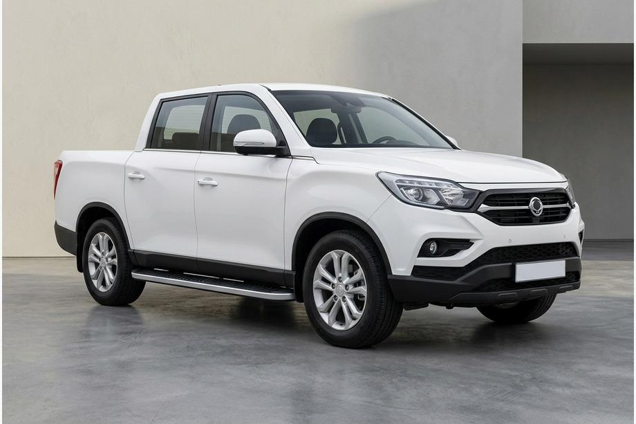 SsangYong Musso II 2018– Seitenschweller Tayga Grey (2 Stk., Aluminium) Image