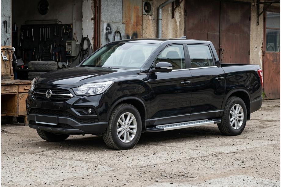 SsangYong Musso II 2018– Seitenschweller Vision New Grey (2 Stk., Aluminium) Foto 1