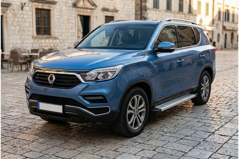 SsangYong Rexton II 2017- Seitenschweller Maya V2 (2 Stk., Aluminium) Image