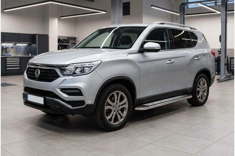 SsangYong Rexton II 2017- Trittbretter Maydos V2 (2 Stk., Aluminium) Image