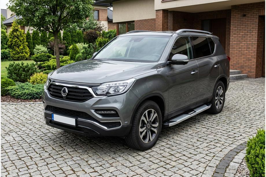 SsangYong Rexton II 2017- Seitenschweller Mevsim Grey (2 Stk., Aluminium) Image