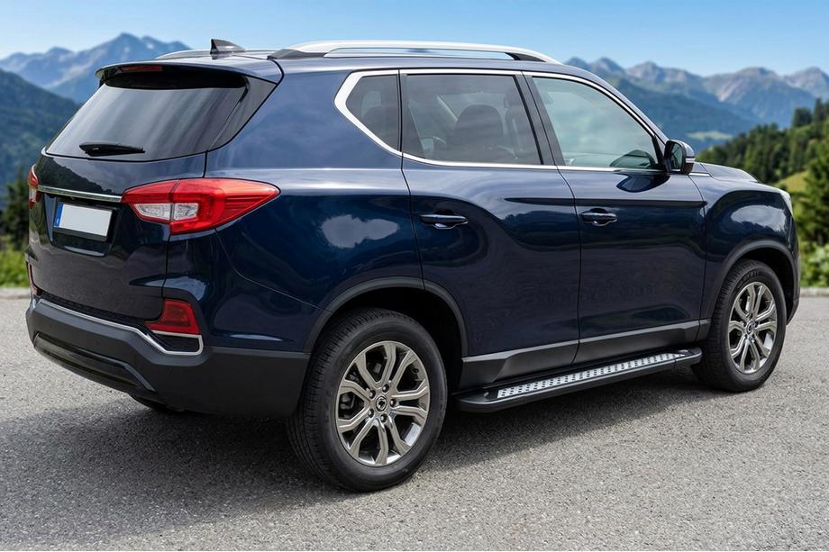 SsangYong Rexton II 2017- Seitenschweller Vision New Black (2 Stk., Aluminium) Image