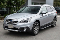 Subaru Outback 2014-2019 Seitenschweller Maya V1 (2 Stk., Aluminium) Foto 1