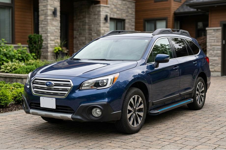 Subaru Outback 2014-2019 Seitenschweller Maya Blue (2 Stk., Aluminium) Image