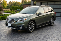 Subaru Outback 2014-2019 Trittbretter Allmond Black (2 Stk., Aluminium) Foto 1