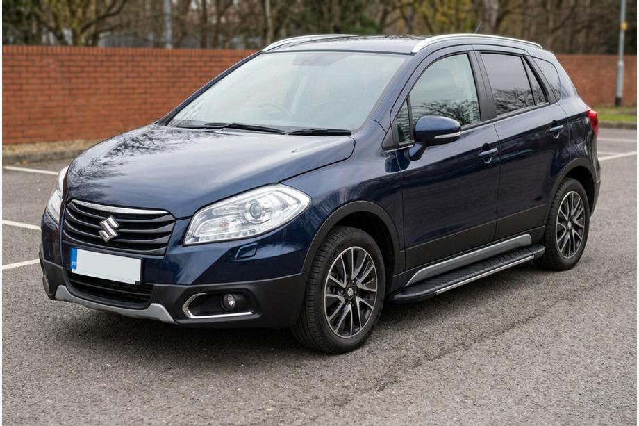 Suzuki SX4 S-Cross 2013-2016 Trittbretter Bosphorus Grey (2 Stk., Aluminium) Image