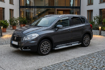 Suzuki SX4 S-Cross 2013-2016 Seitenschweller Mevsim Grey (2 Stk., Aluminium) Foto 1