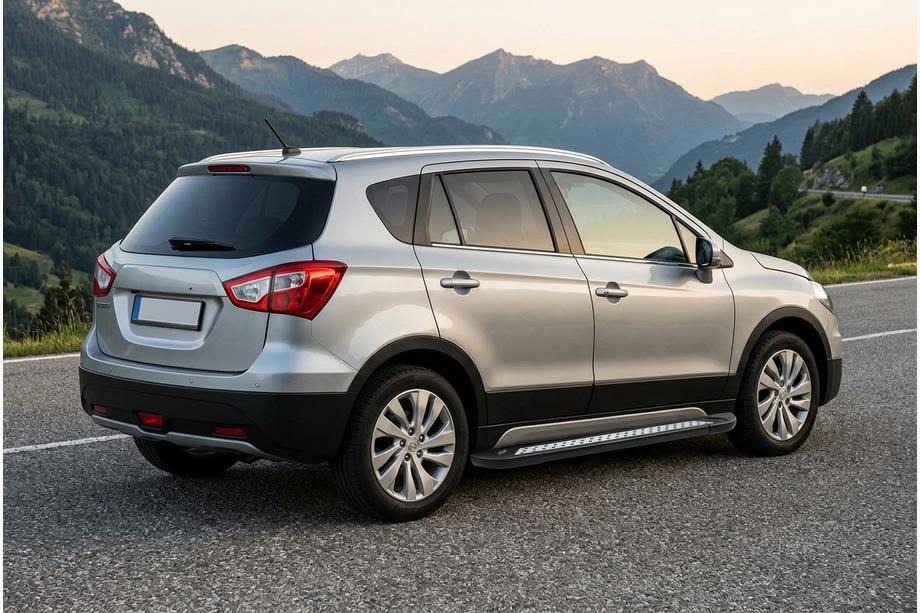 Suzuki SX4 S-Cross 2013-2016 Seitenschweller Vision New Black (2 Stk., Aluminium) Image
