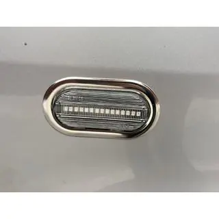 Chrom Blenden für Blinker (2 Stk., Edelstahl)
