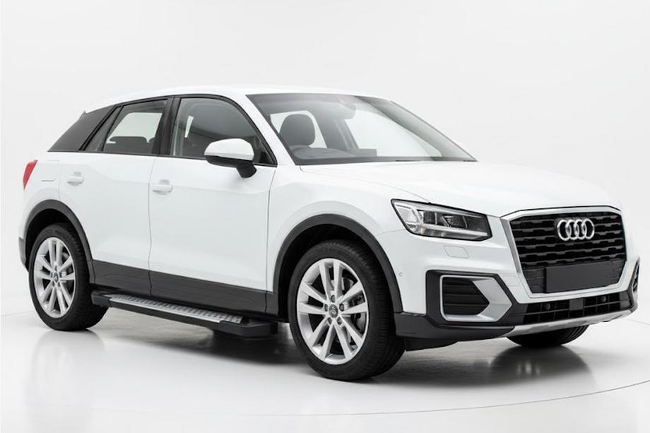 Audi Q2 2016- Trittbretter Allmond Grey (2 Stk., Aluminium) Image