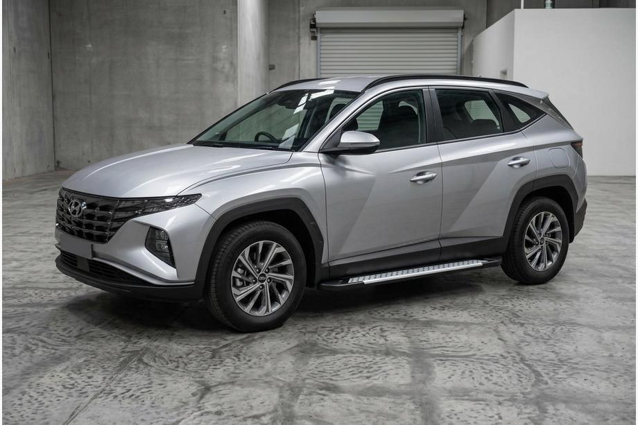 Hyundai Tucson NX4 2021- Trittbretter Allmond Grey (2 Stk., Aluminium) Foto 1