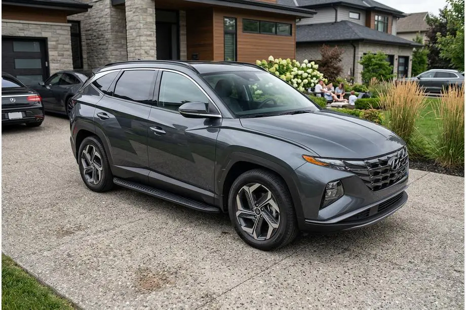 Hyundai Tucson NX4 2021- Seitenschweller Tayga Black (2 Stk., Aluminium) Image