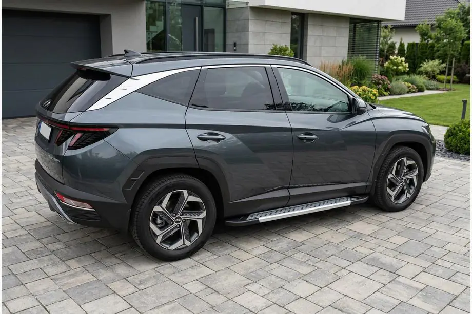 Hyundai Tucson NX4 2021- Seitenschweller Vision New Grey (2 Stk., Aluminium) Foto 1