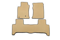 Toyota Land Cruiser Prado 120 2002-2009 EVA Fußmatten (2 Reihen, beige) Foto 3