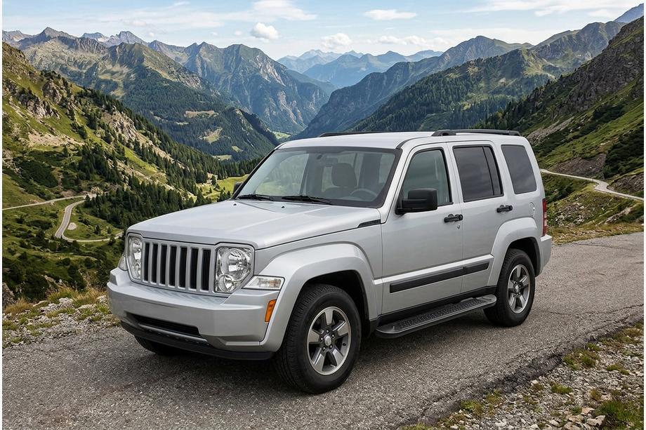 Jeep Cherokee/Liberty 2007-2013 Trittbretter Allmond Black (2 Stk., Aluminium) Foto 1