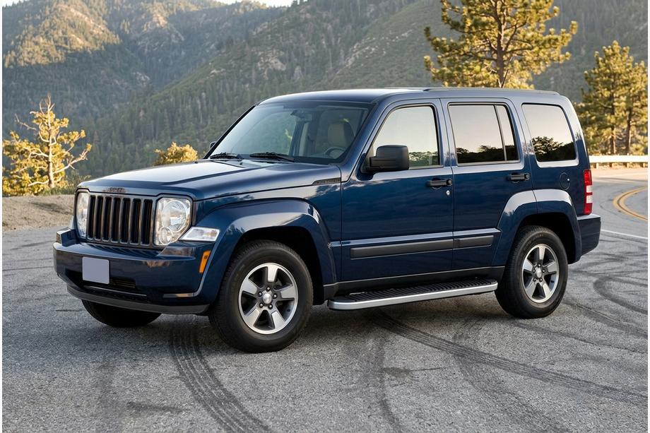 Jeep Cherokee/Liberty 2007-2013 Seitenschweller Tayga Grey (2 Stk., Aluminium) Image