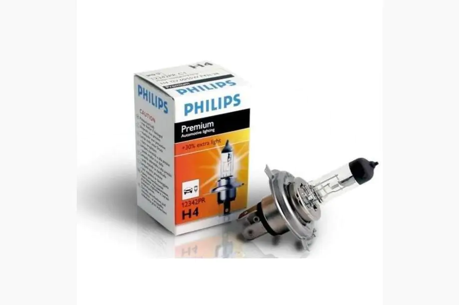 Philips H4 60/55W 12342PR Premium +30% Scheinwerferlampe Image
