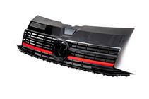 Volkswagen T6 2015-2024 Frontgrill mit rotem Streifen (für Emblem) Foto 2