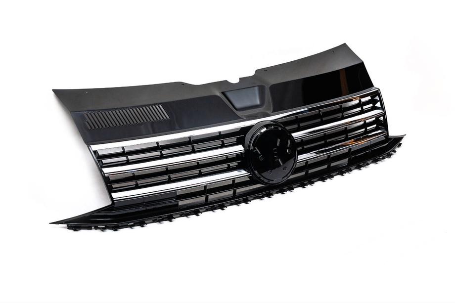 Volkswagen T6 2015-2024 Frontgrill mit Chromleiste (für Emblem) Foto 1